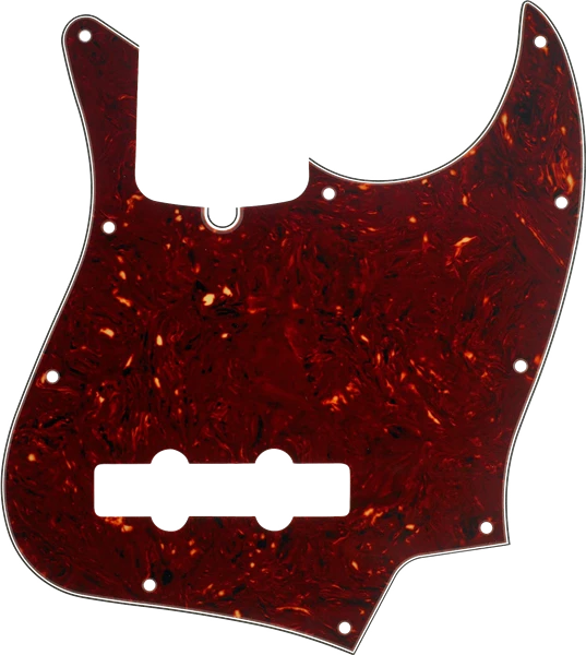 Fender Pickguard J-Bass tortoise shell 10-Hole